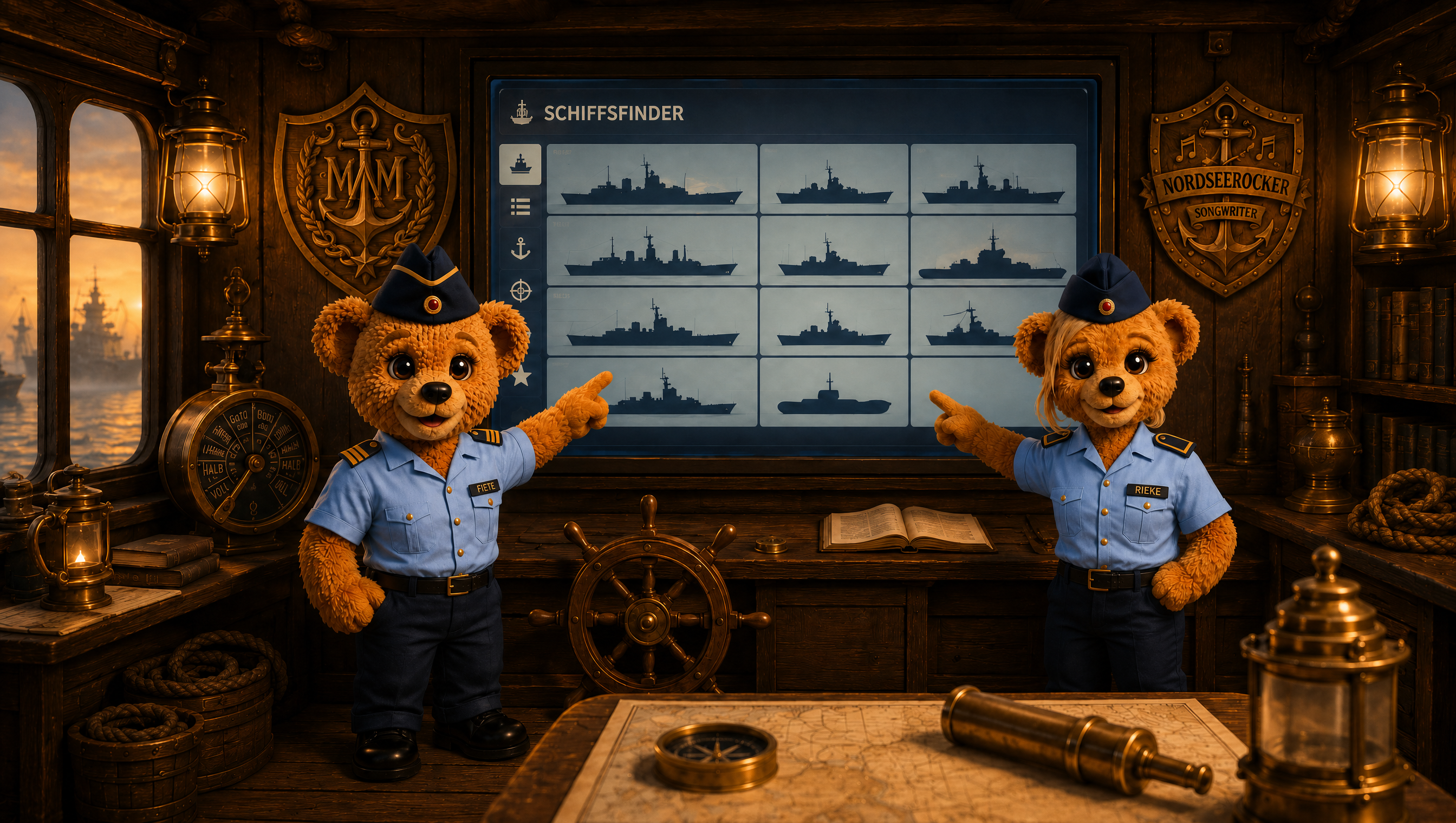 Fiete und Rieke im Schiffsfinder von MeineMarine.de